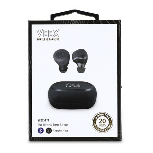 אוזניות VEEX-BT1 - שחור - 1 יח'