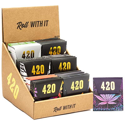 נייר קססה מעוצב + מגנט - מארז 60 יח'